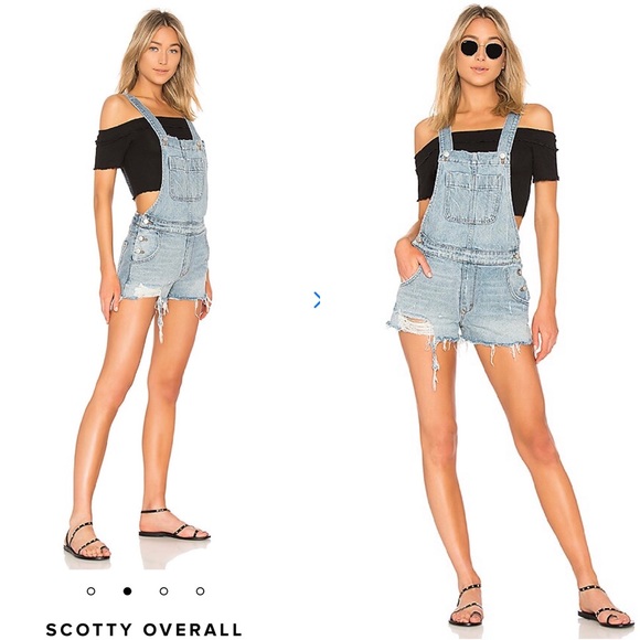 Lovers + Friends Denim - Lovers + Friends “Scotty Overall” size small